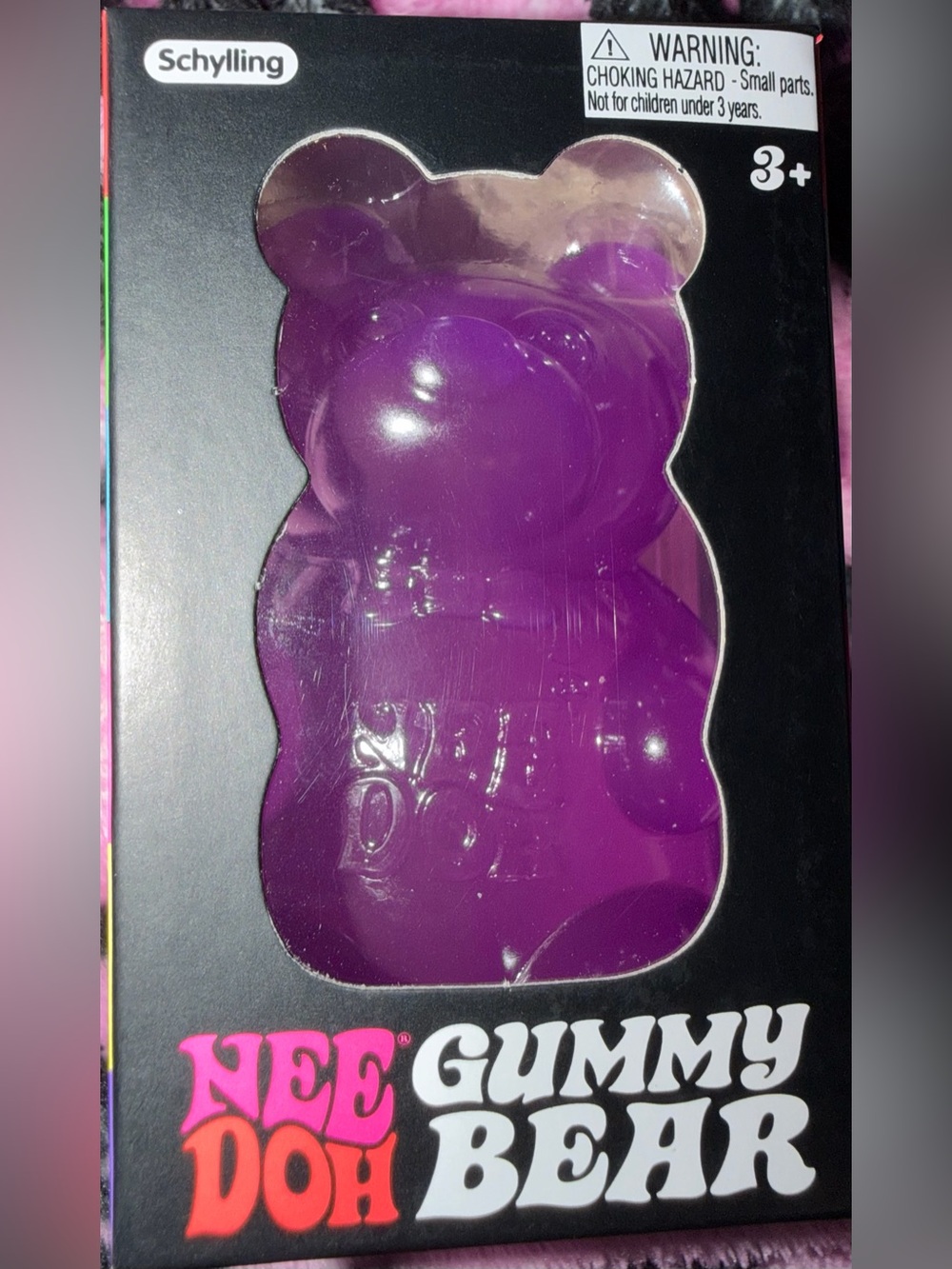 SOLD OUT NWT Schylling NeeDoh Gummy Bear Sensory Toy - Purple